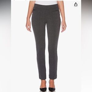 Rafaella Charcoal Gray Classic Comfort Pull On Pants Size 4 New with Tag $58